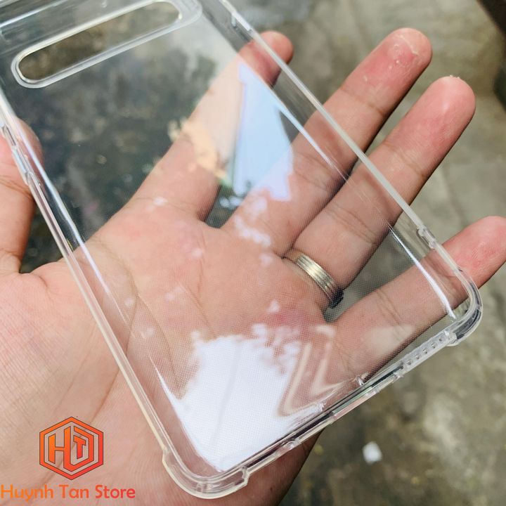 Ốp lưng Samsung S10, S10 5G (Hàn), S10 Plus TPU trong suốt chống sốc 6D