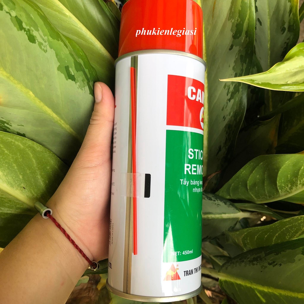 Chai Xịt Tẩy Nhựa Đường Ô Tô , Chai Tẩy Keo , Băng Dính, Keo Decal CAMEL 450ML