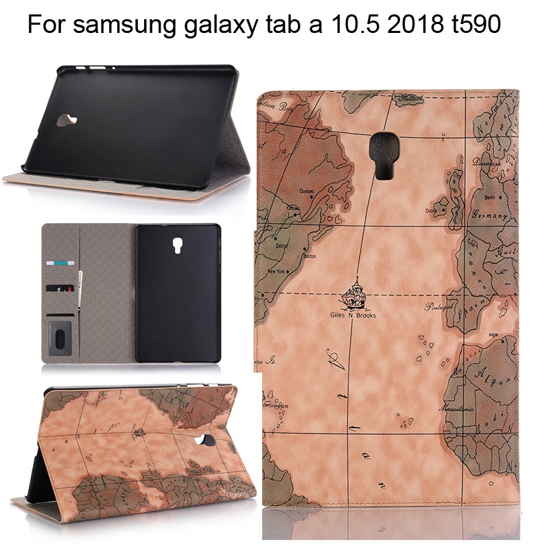 Bao Da Kiêm Giá Đỡ Cho Máy Tính Bảng Samsung Galaxy Tab A 10.5 2018 T590 T595