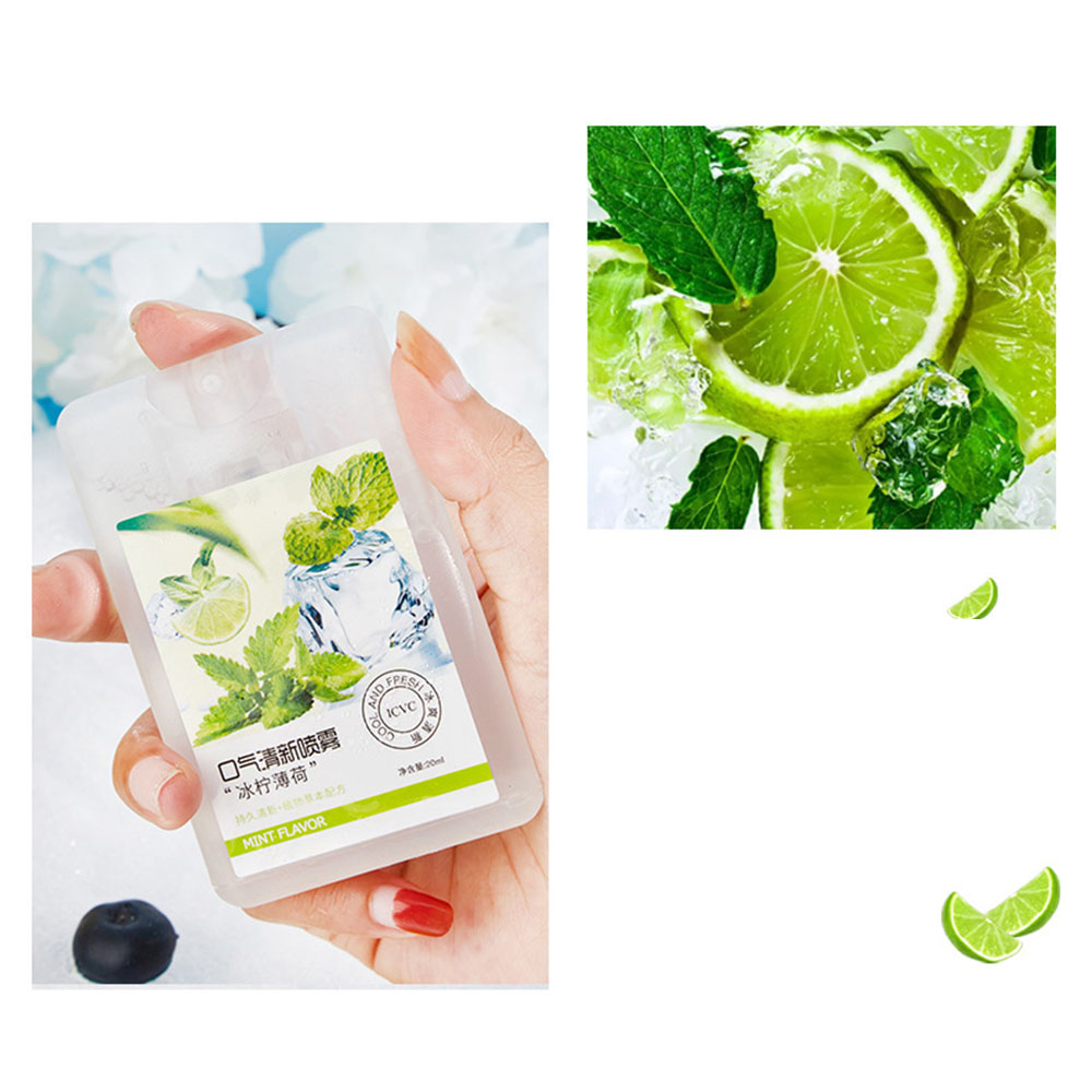 Nước xịt thơm miệng hương trái cây tươi mát lâu trôi cho nam nữ 20ml