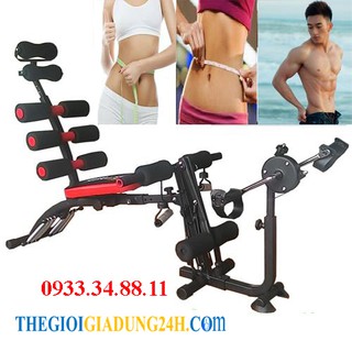 máy tập six packe có đạp chân