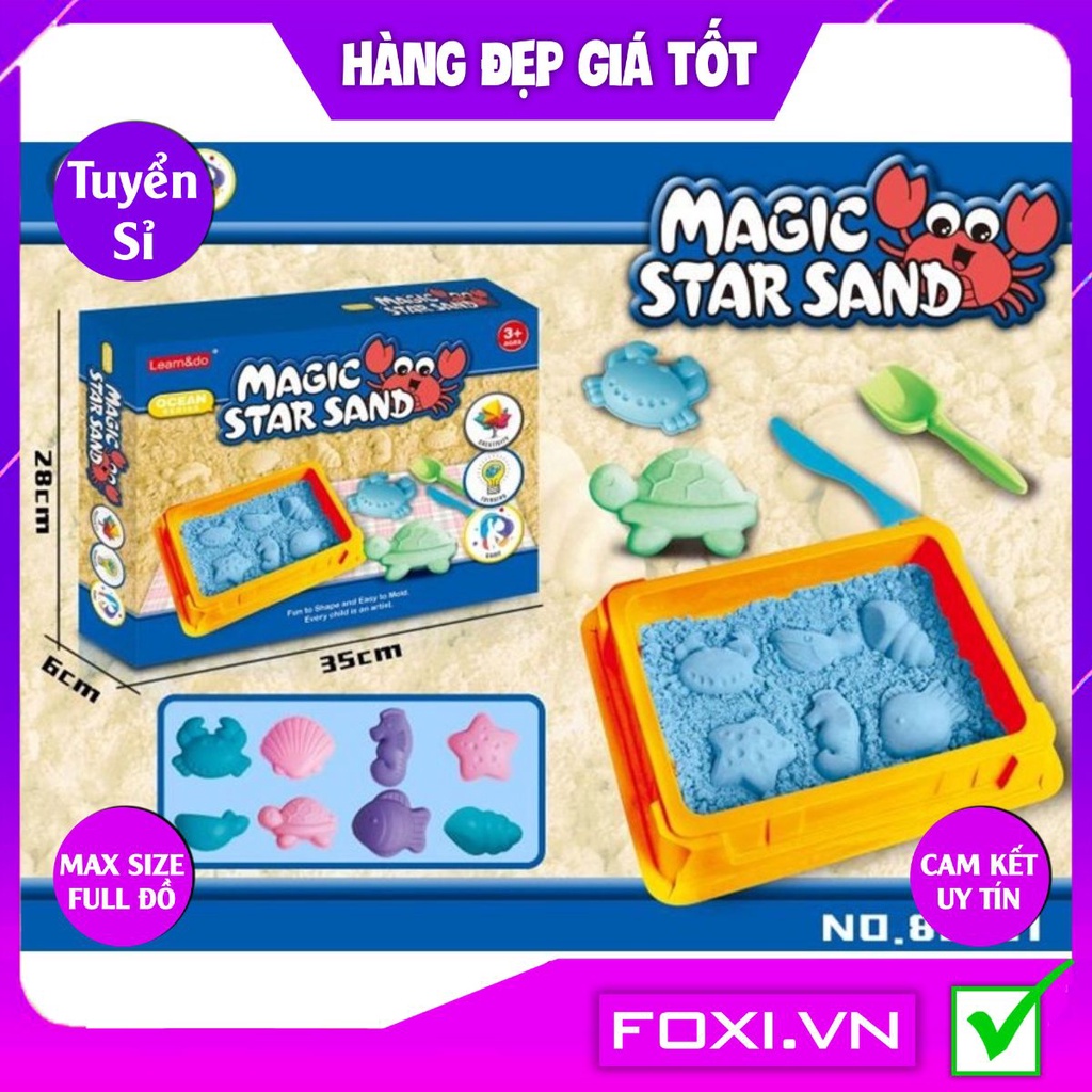 Cát động lực-cát nặn sinh học-trò chơi tạo hình nhiều màu sắc thú vị giúp trẻ tăng tính sáng tạo