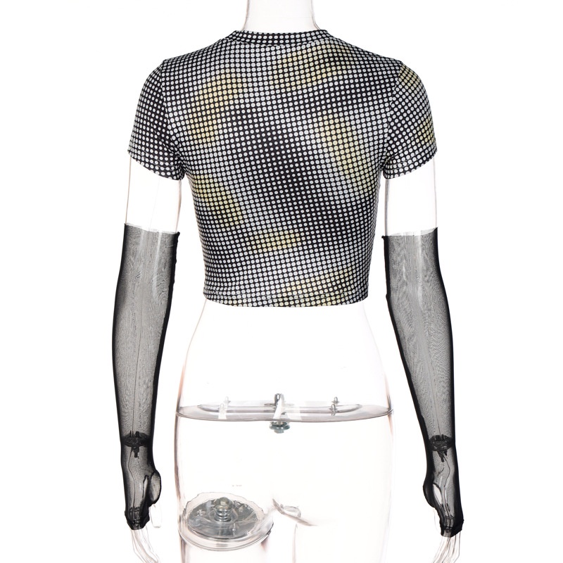 Áo Thun Nữ Tay Dài Chấm Bi Thời Trang Trẻ Trung