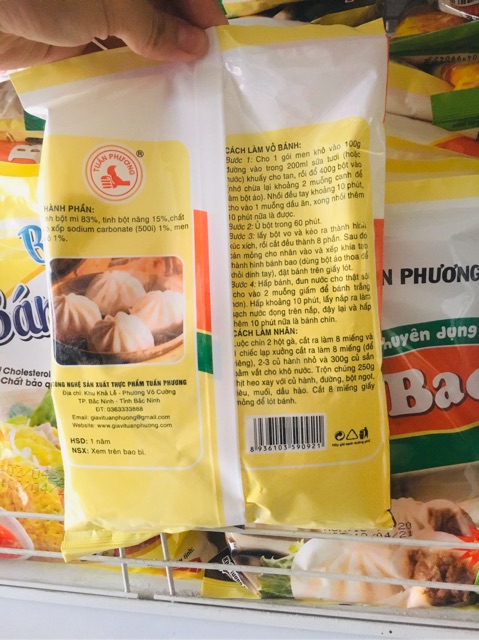 Bột bánh bao chuyên dụng có men nở 400g