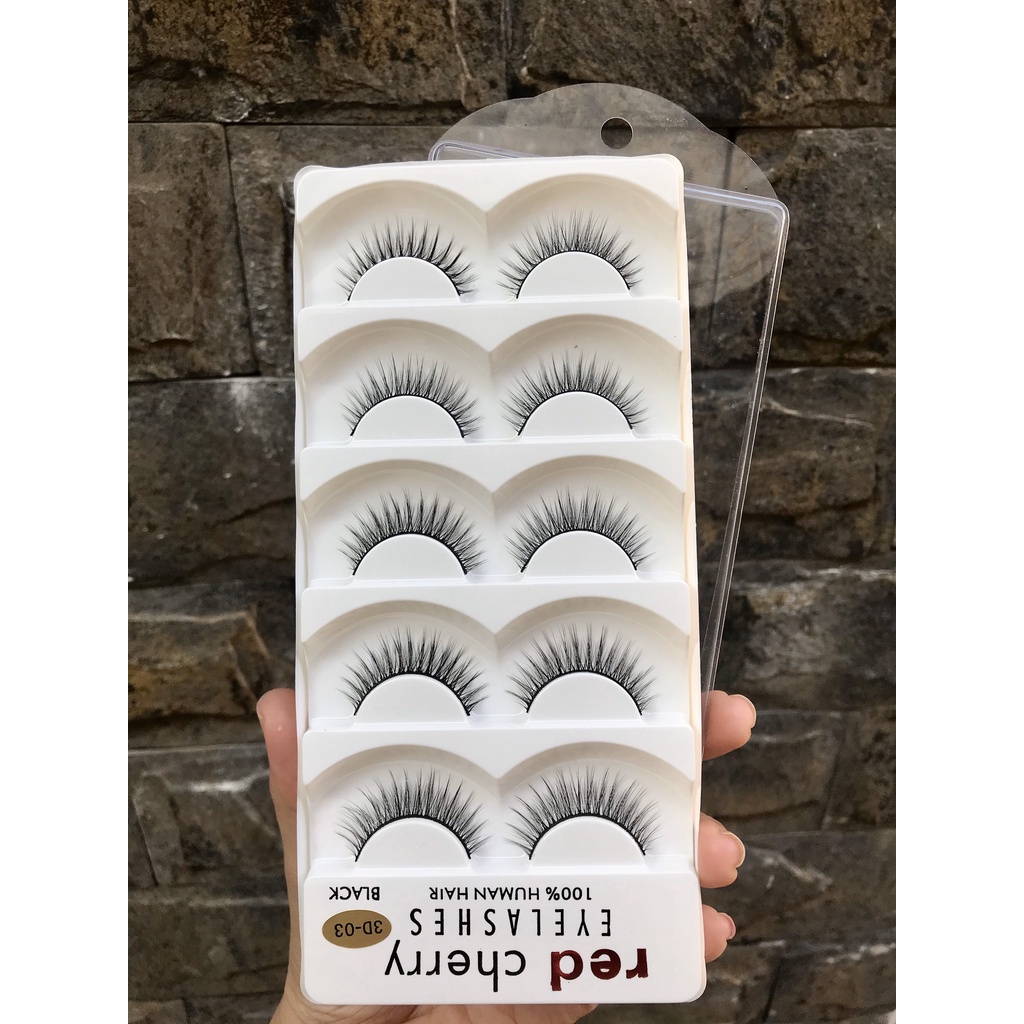 Mi giả Redcherry 5 cặp cao cấp