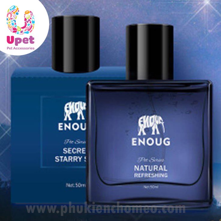 Nước Hoa Cao Cấp ENOUG 50ml hương rừng quyến rũ, tự nhiên giữ mùi, lưu hương thơm, an toàn dành cho chó mèo