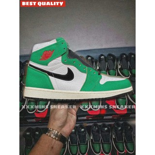Giày Air Jordan 1 Retro High “Lucky Green” (Best Quality)