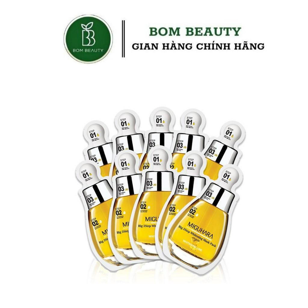 Mặt Nạ Làm Trắng Chăm Sóc Da Thương Hiệu Big 3Step Whitening Mask Pack Origin