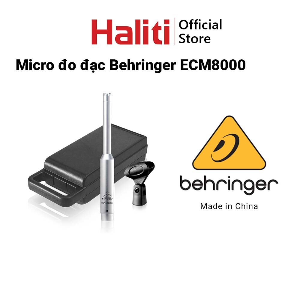 Micro Behringer RTA ECM8000 - MICRO đo đạc âm thanh chuyên dụng - Haliti Online Store