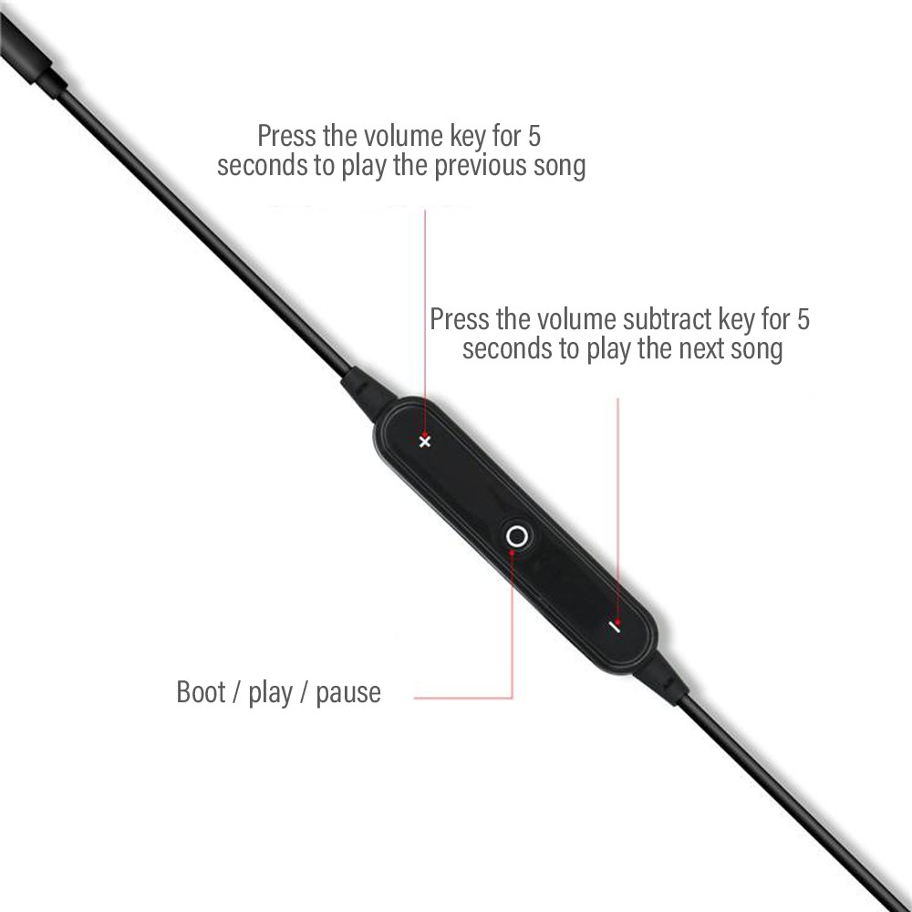 Tai nghe không dây từ tính Pulierde S56 tích hợp BT 5.0 và mic