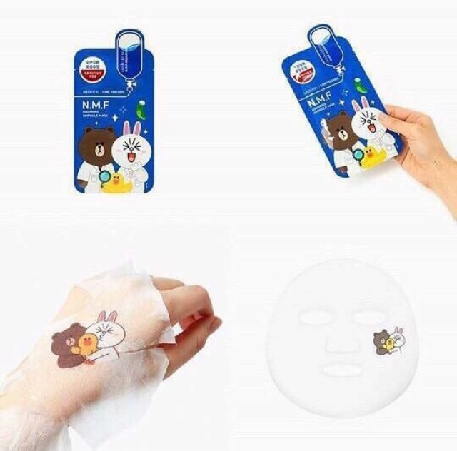 DÒNG MẶT NẠ GIẤY MEDIHEAL LINE FRIENDS