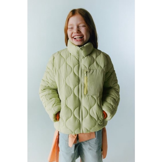 Áo Phao Mềm Bé Gái Trần Trám ZR