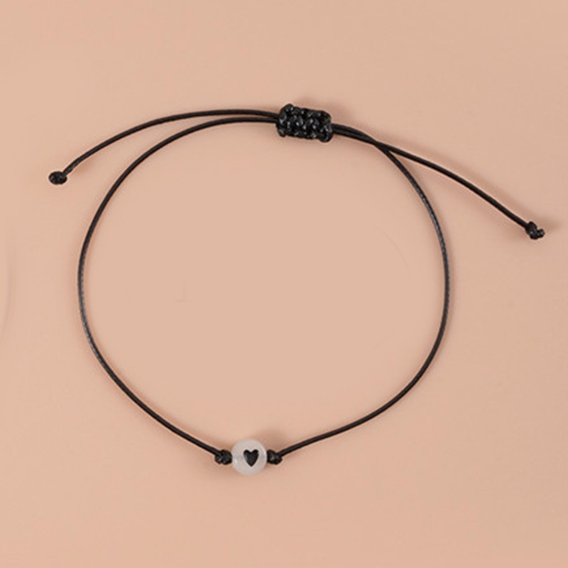 Vòng Đeo Tay Dây Bện Hình Trái Tim Phát Sáng Trong Tối Cho Nữ