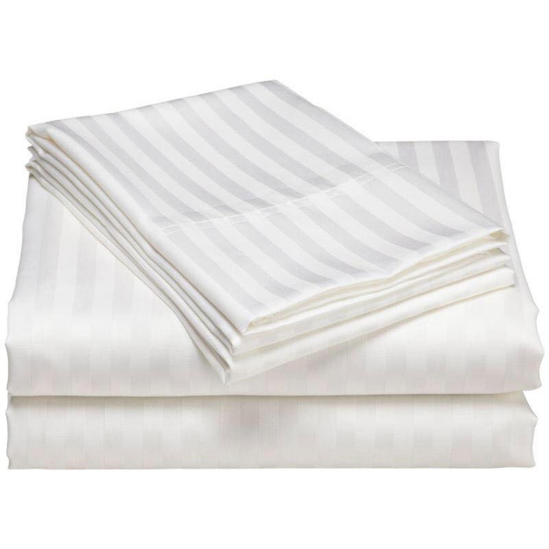 Vỏ Gối Nằm, Vỏ Gối Ôm Cotton Trắng Sọc 40x60cm, 50x70cm, 35x105cm