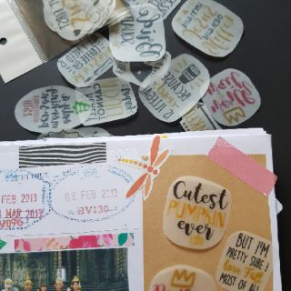 24 Die cut trong trang trí crapbook