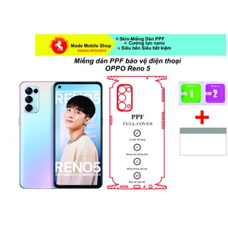 Miếng dán PPF OPPO Reno 5 bảo vệ tuyệt đối điện thoại khỏi trầy xước xỉn màu