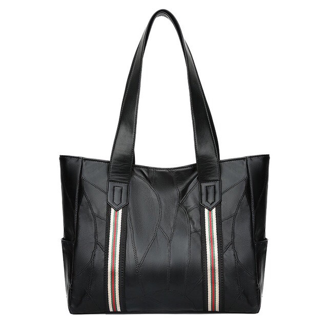 Túi xách tay đeo vai nữ công sở T19 size lớn 36x28x12cm (Đen)