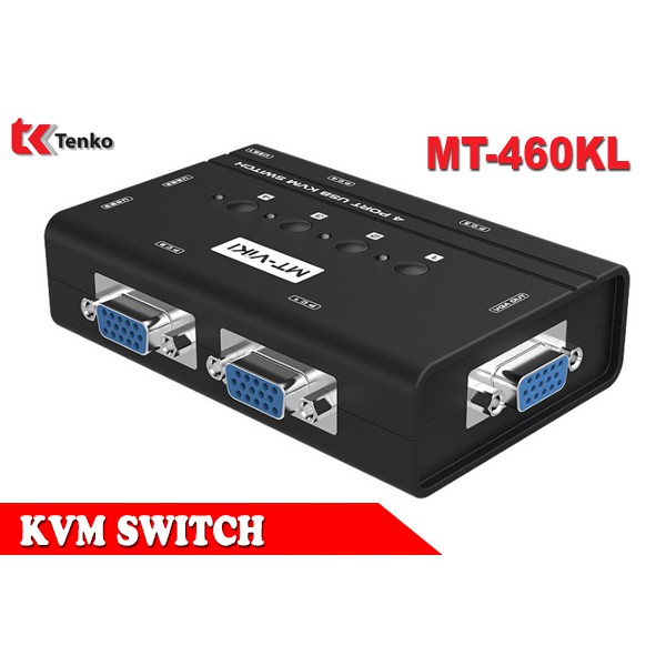 Bộ Switch KVM VGA 4 Cổng USB MT ViKI MT-460KL