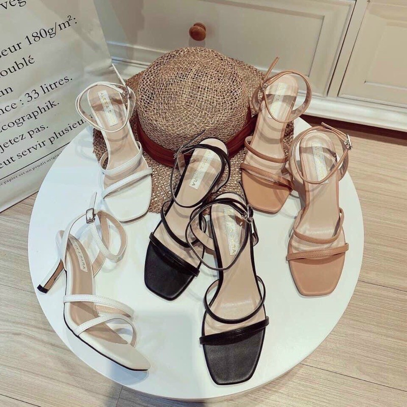 Sandal da lì 2 quai gót 8p sang chảnh