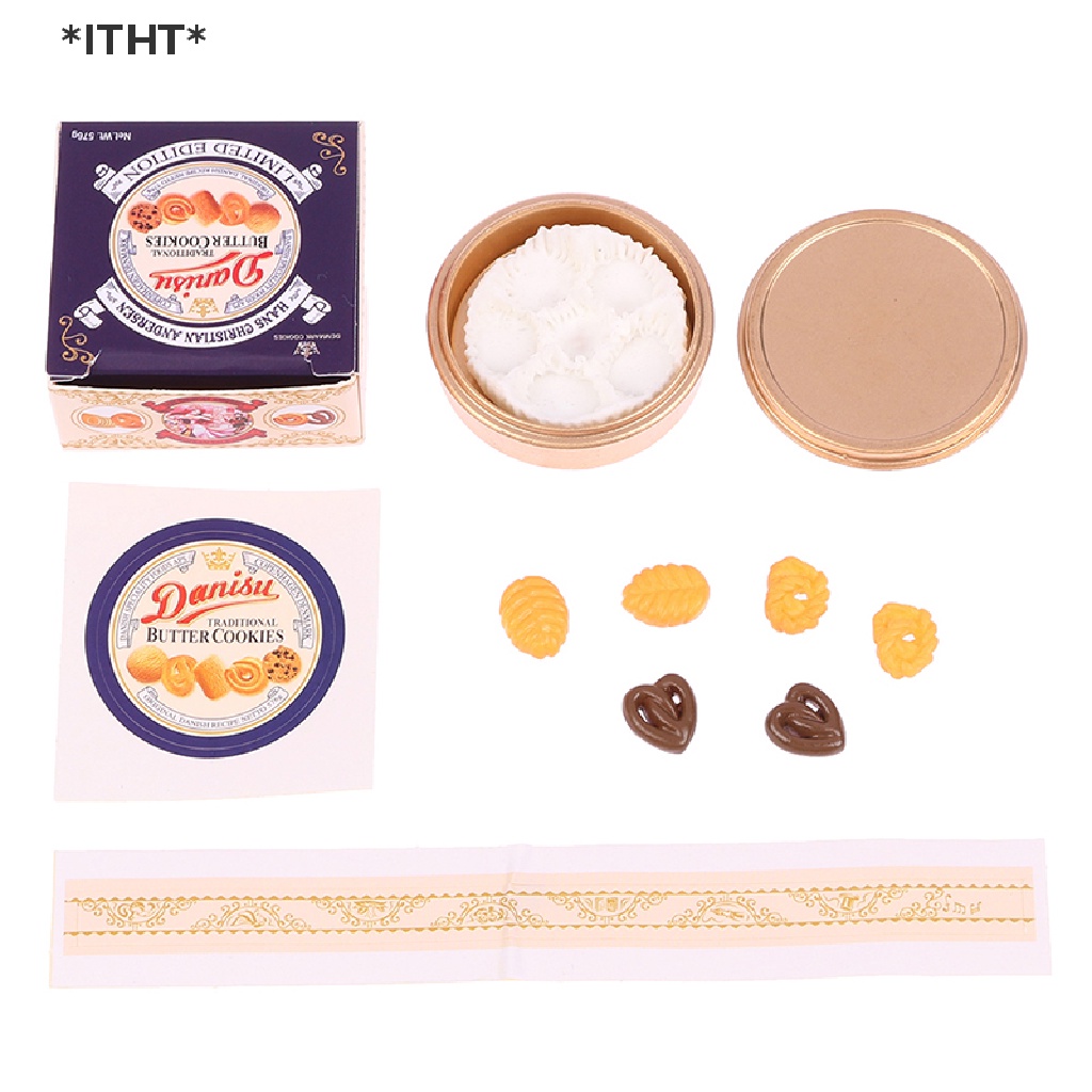 Mô Hình Hộp Bánh Quy Sô Cô La Tỉ Lệ 1 / 12 Xinh Xắn