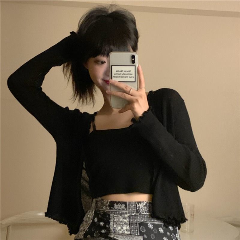 Áo Khoác cardigan Dệt Kim Mỏng Chống Nắng Cho Nữ JL-CX-28
