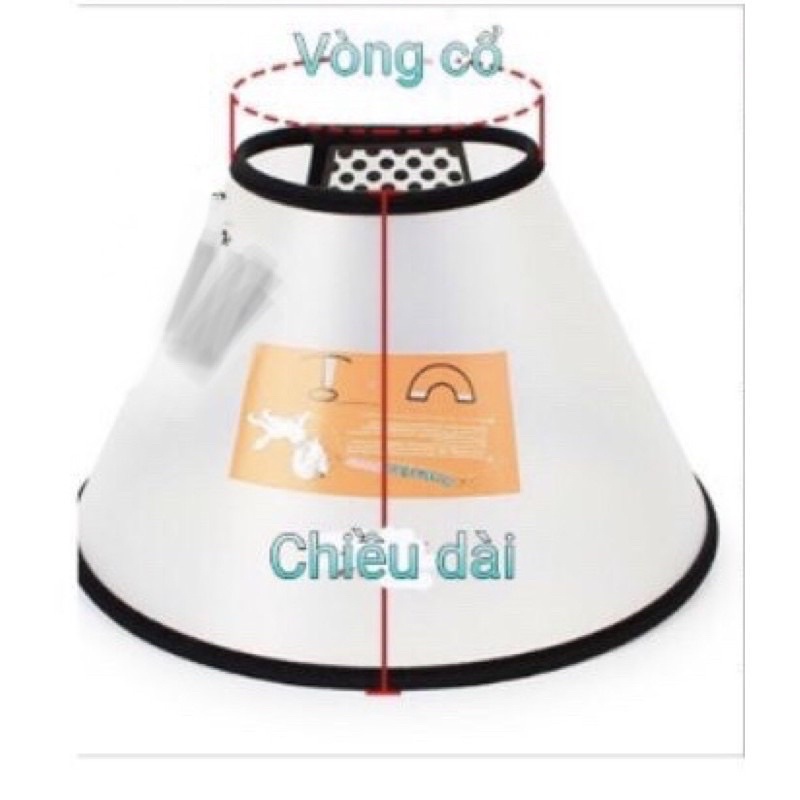 Loa chống liếm bảo vệ cho chó mèo