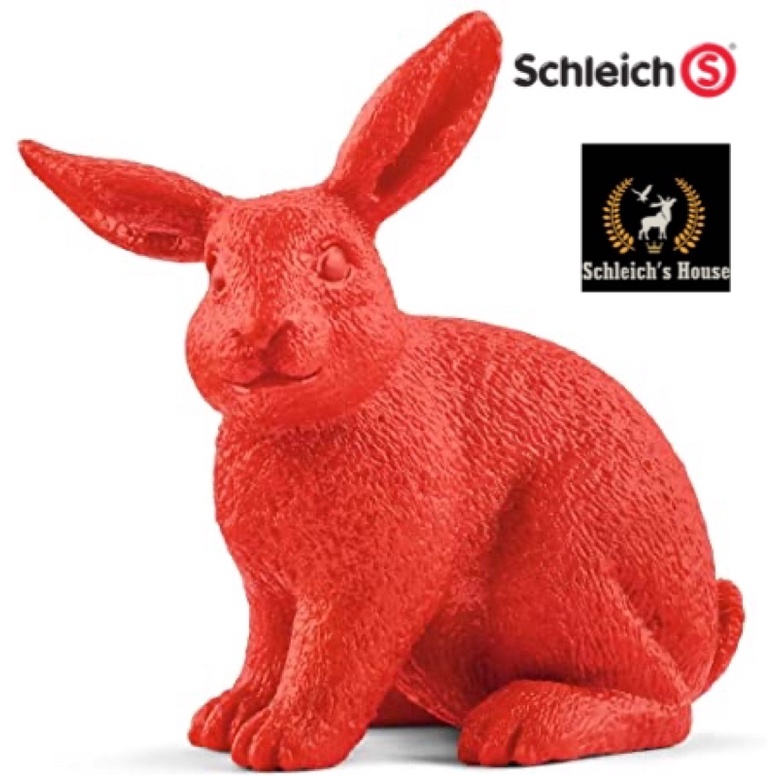 Mô hình động vật , đồ chơi con vật Schleich chính hãng Thỏ đor phiên bản đặc biệt giới hạn size to 72139 -Schleich House