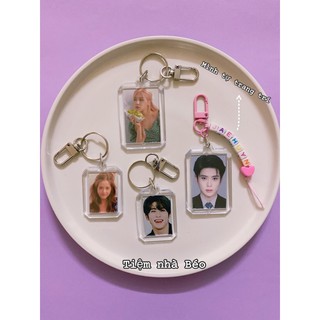 Keyring trong khung chữ nhật để ảnh thẻ