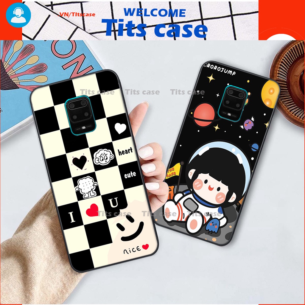 Ốp lưng Xiaomi REDMI NOTE 9S / NOTE 9 PRO in hình bò sữa, gấu be@r, cute cực  ĐỈNH -  cực CHẤT-  cực COOL