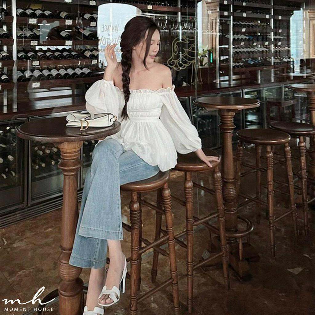 BLEM TOP - Áo trễ vai phồng, phủ sóng chiếc áo quá ư là xinh, phối gì cũng ưng