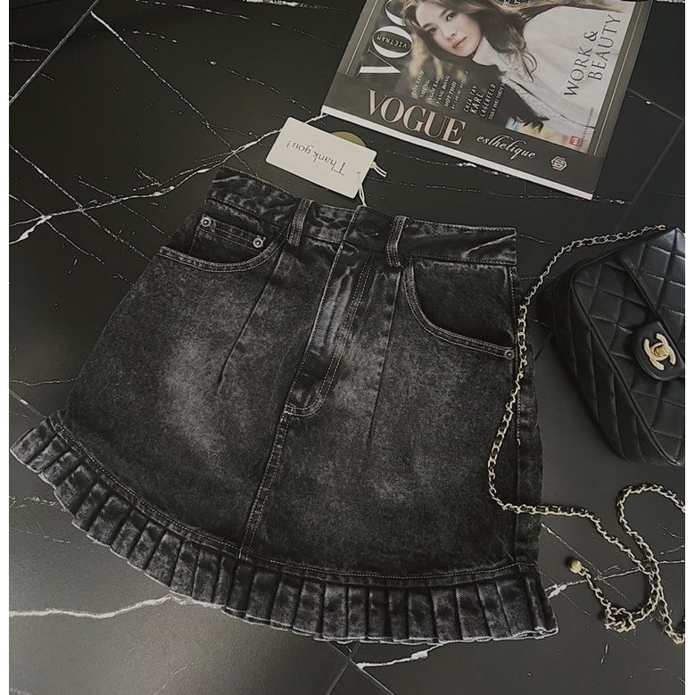 Set Đũi Sát Nách Chân Váy Chun Dúm Kim Anh Bùi