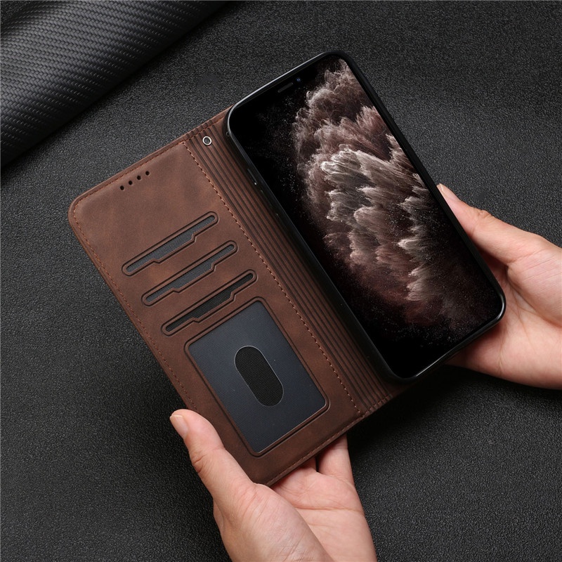 Bao Da Điện Thoại Nắp Lật Kiêm Ví Đựng Thẻ Thời Trang Mới Cho Samsung Galaxy A03 Core A13 A33 A53 A73 A51 A71 4G 5G A23 A52 A72 Ốp