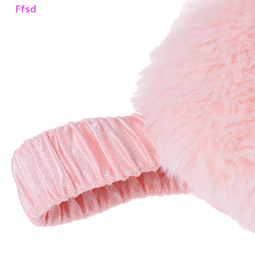 {Ffsd} Mặt Nạ Che Mắt Ngủ Phủ Lông Mềm Mại Họa Tiết Hoạt Hình Dễ Thương Dùng Khi Đi Du Lịch * Bán Chạy