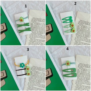 Set kẹp tóc trái bơ