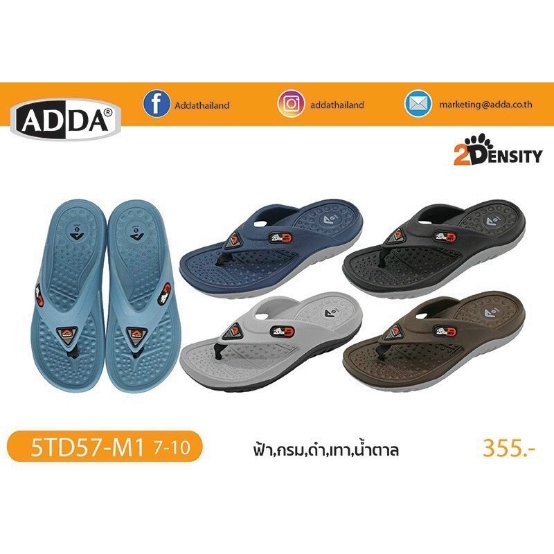 Dép kẹp, dép xỏ ngón Thái Lan ADDA 2Density 5TD57