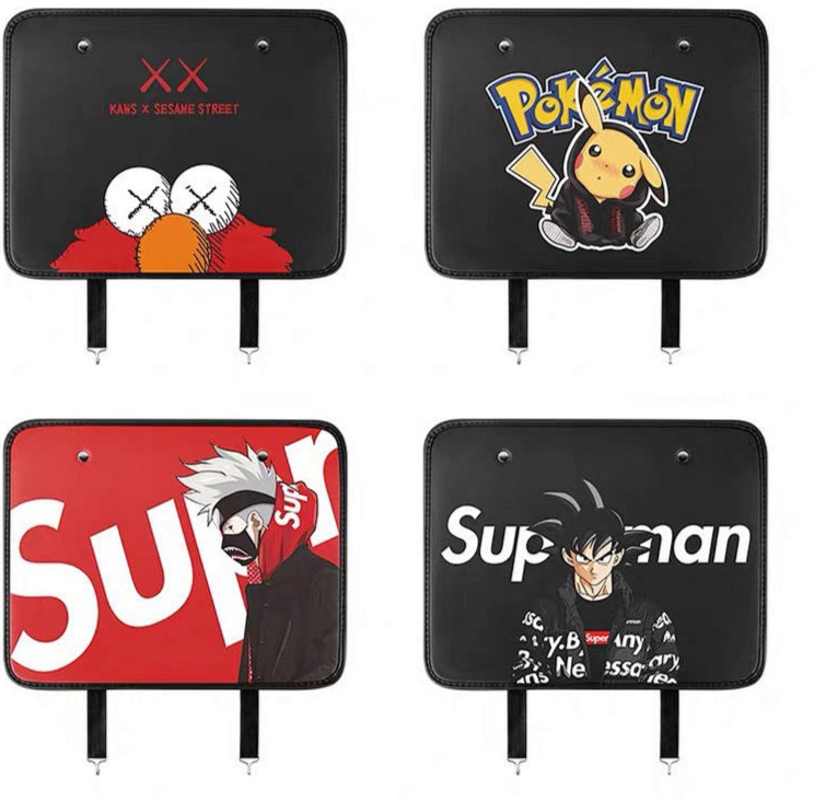 Đệm họa tiết hoạt hình chống bụi bẩn và những va đập từ trẻ em cho mặt sau ghế ô tô 7C8U