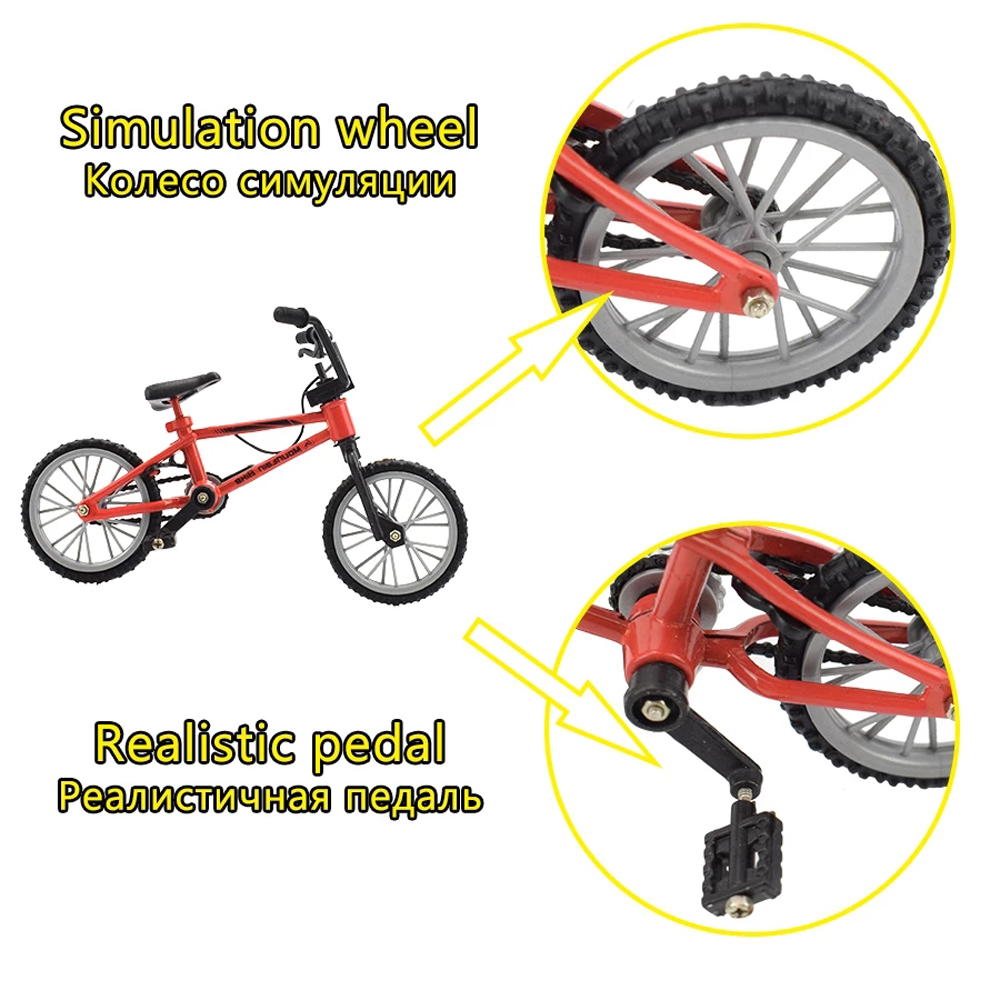 BMX Mô Hình Xe Đạp Ngón Tay Mini Bằng Hợp Kim Chất Lượng Cao