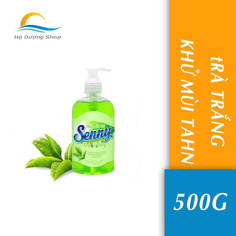 [FLASH SALE] Nước rửa tay Senny 500g trà trắng khử mùi tanh hải sản (Hàng chính hãng) - Hạ Dương Shop