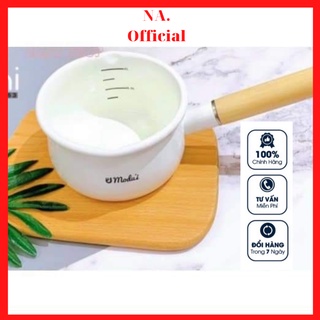 Nồi sứ xuất Hàn Modui, nồi nấu bột nấu cháo ăn dặm có vạch chia cho bé siêu xinh