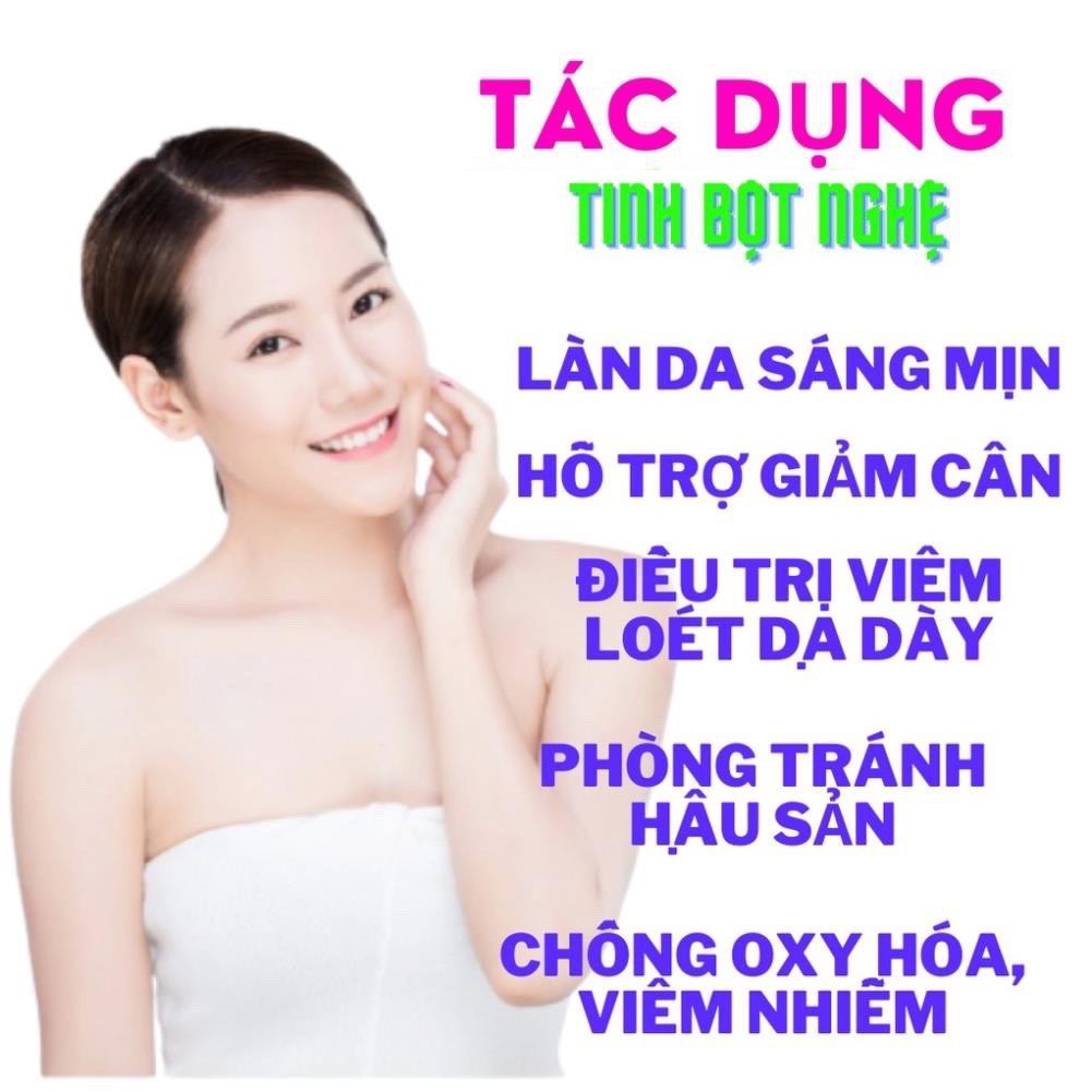 Tinh bột nghệ vàng nguyên chất Tuệ Minh cam kết pha trộn đền 300%