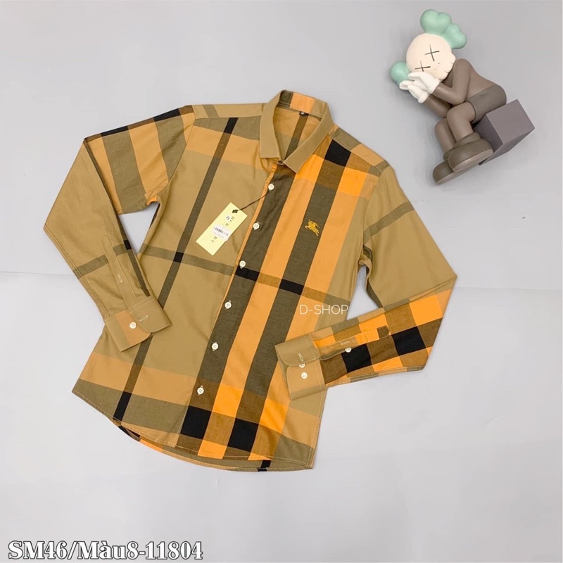 Sơ Mi nam Bubbery kẻ truyền thống