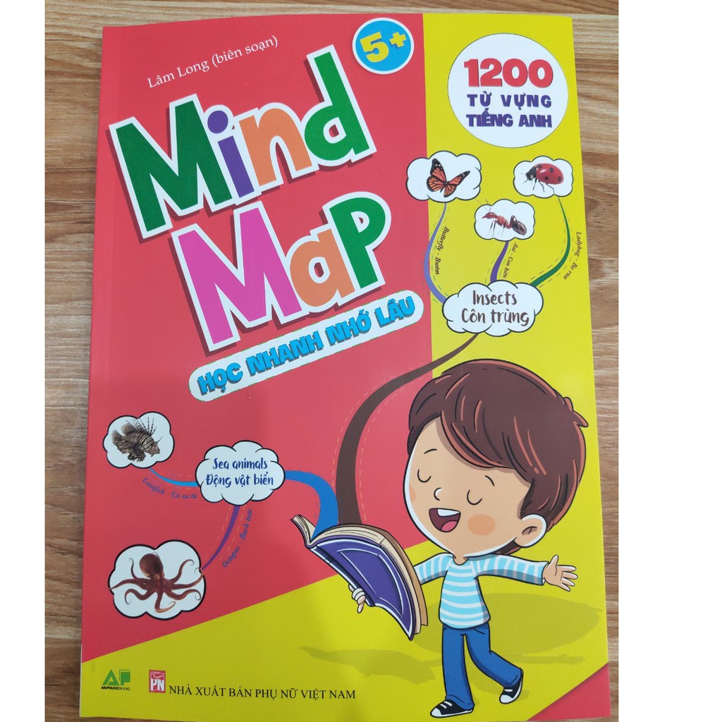 Sách Mind Map 5+ - 1200 Từ Vựng Tiếng Anh