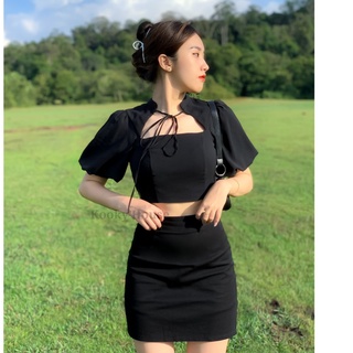 KOOKY HOUSE - SILA SKIRT - Chân váy thiết kế xẻ tà nhẹ hai bên, co giãn nhẹ, CÓ LÓT QUẦN TRONG