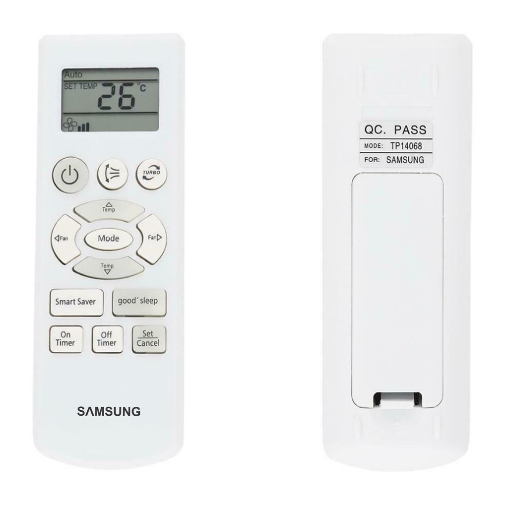 Remote máy lạnh, điều hoà SAMSUNG TP14068 (Nhỏ trắng)