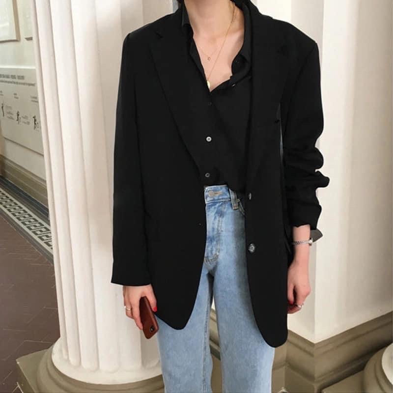 Áo blazer dài tay dáng rộng phong cách hàn quốc | BigBuy360 - bigbuy360.vn