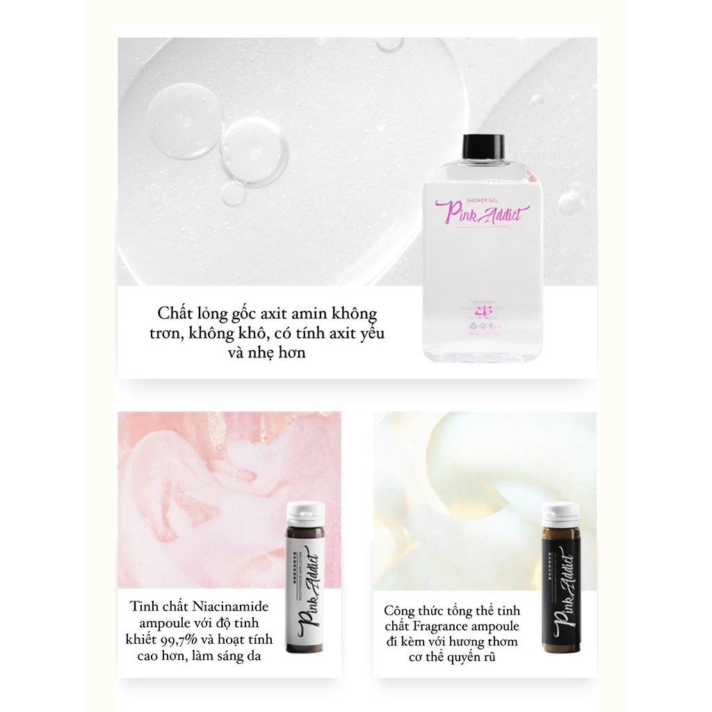[ ROBBYY ] Sữa tắm nước hoa Pink addict | BigBuy360 - bigbuy360.vn