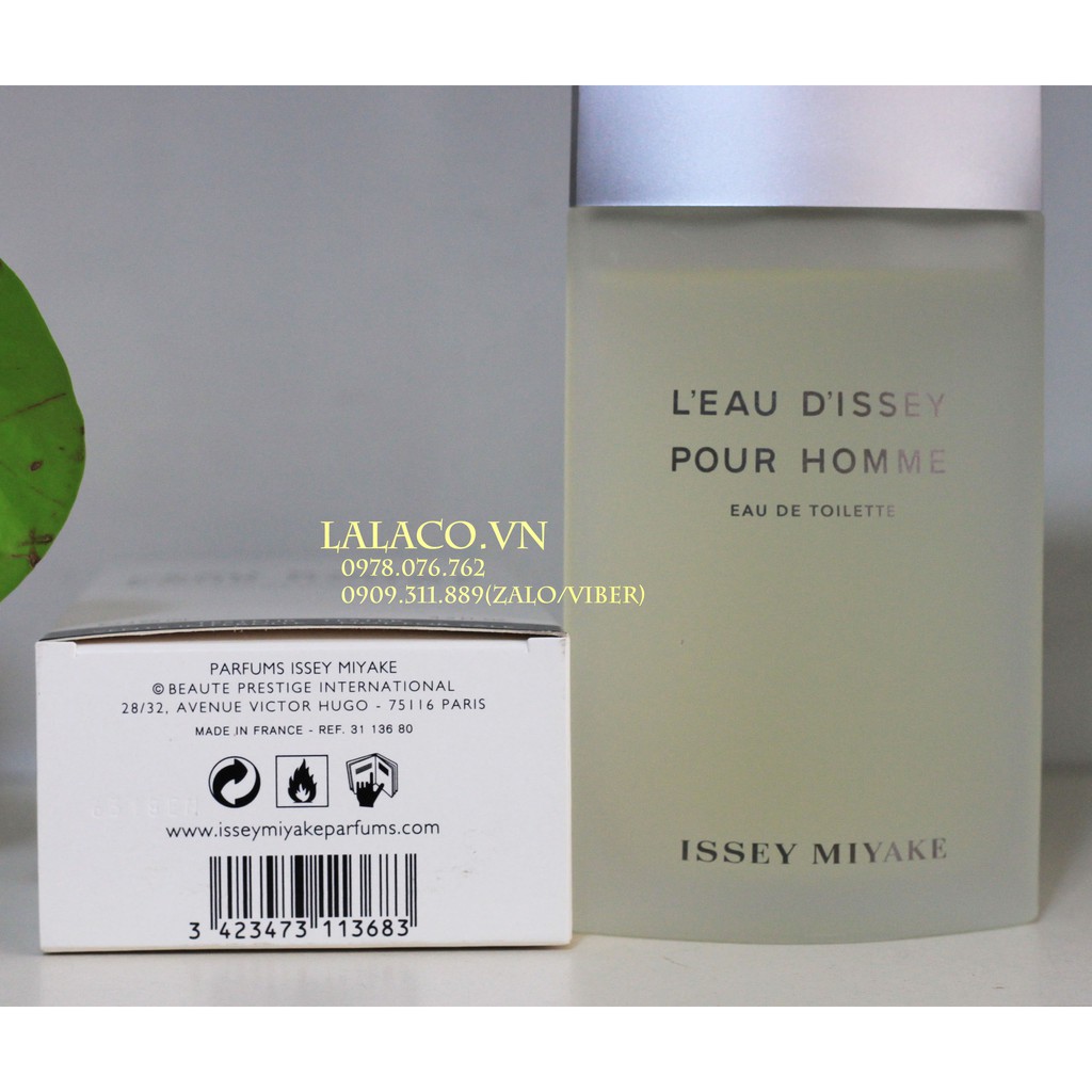 Nước hoa Tester Issey Miyake L'Eau D'Issey Pour Homme 125ml | BigBuy360 - bigbuy360.vn