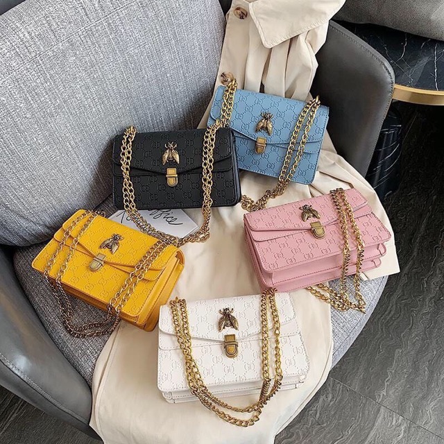 Túi xách đeo chéo nữ đẹp KHOÁ ONG DC53 | BigBuy360 - bigbuy360.vn