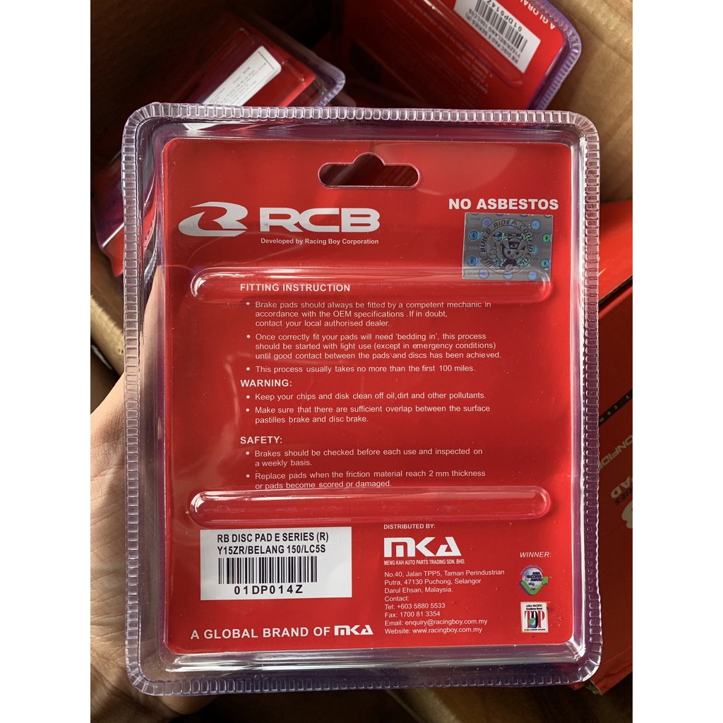 Bố thắng đĩa RCB các loại xe