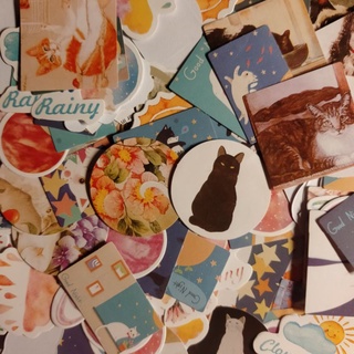 Set 40 hình dán sticker meomeo